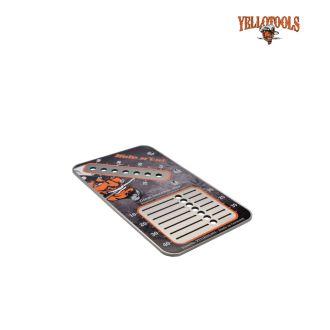 Gabarit Hole ’N Cut Yellotools pour perçage et coupe de bord, acier inox