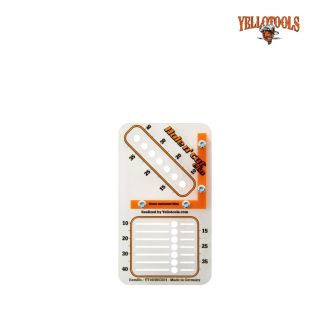 Gabarit Hole ’N Cut Eco en acrylique transparent pour alignement précis