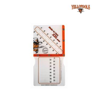 Gabarit Yellotools Hole ’N Cut Eco XXL, acrylique transparent extra‑large