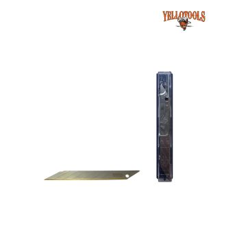 Pack de 10 lames Yellotools TitanBlade 9 mm, angle 30°, lames titane pour découpe précise de vinyle et film