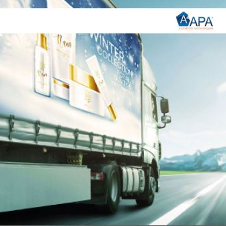 Lamination mat pour l'impression de films de camions APA