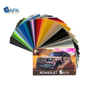 Nuancier de couleurs APA PowerJet 
