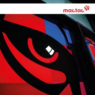 MacTac 9800 Cast noir-blanc brillant largeur 123cm