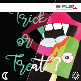 Heat transfer photoluminescents B-flex imprimés numériquement