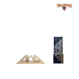 Pack de 10 lames Yellotools TitanBlades Trapez pour YelloGuide Flexi et SasserCut Pro, lames titane pour découpe précise
