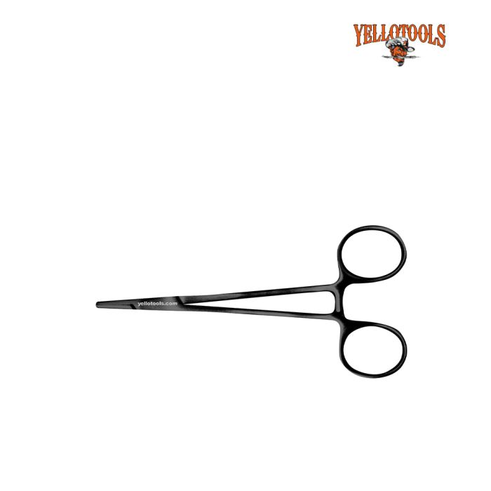 Mini-pince YelloTools WrapCrib Slim à embouts crantés, utilisée pour tendre un film vinyle sur carrosserie avant pose