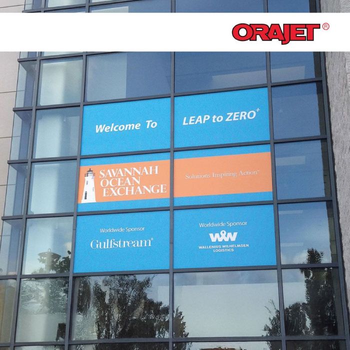 Film d'impression Orajet 3162 pour la publicité extérieure 160cm