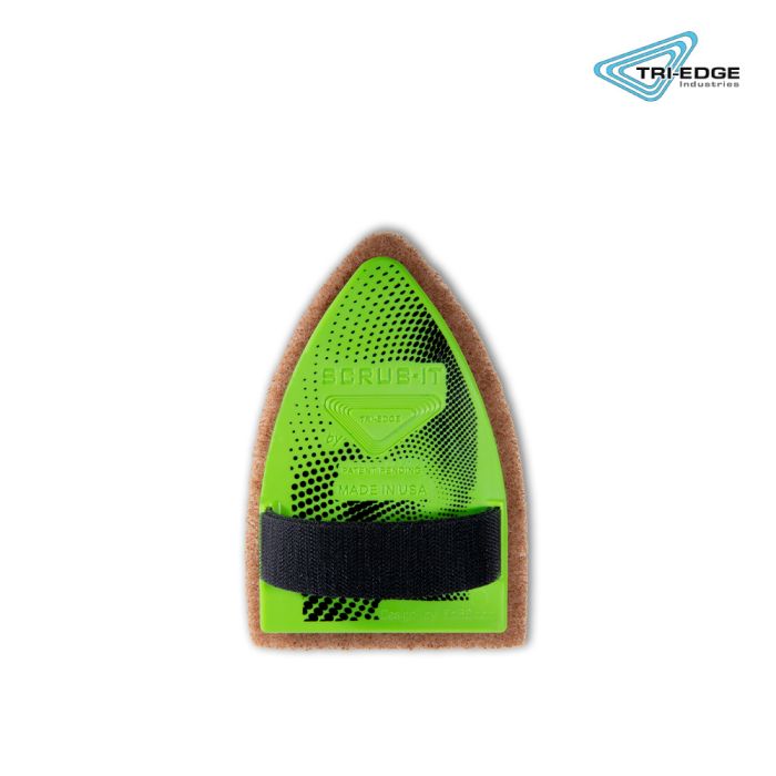 Tri-Edge Scrub-It Green pour nettoyage intensif avant pose de vinyle ou PPF.