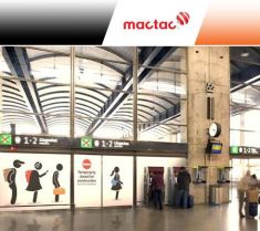 MacTac 8900 Blanc-Noir Brillant 123cm